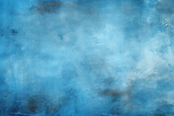 Obraz premium Dirty and Scratched Concrete Blue Wall Background Texture