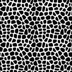 Stone blocks seamless pattern, wall, vector design	