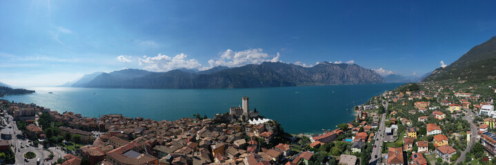 Malcesine is a small town on the shore of Lake Garda in Verona province, Italy. Scaliger Castle or...