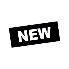 new square sticker. new sign. new banner