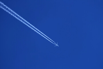 airplane in the sky