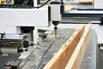 CNC machining center wood milling