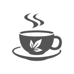 tea cup icon design vector template