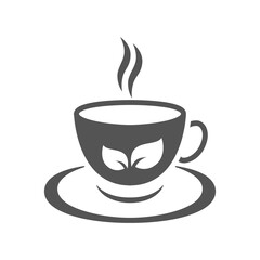tea cup icon design vector template