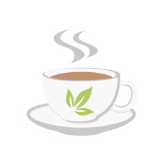 tea cup icon design vector template