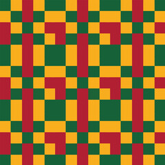 Beautiful seamless pattern in Christmas tones.