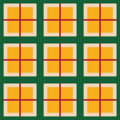Beautiful seamless pattern in Christmas tones.