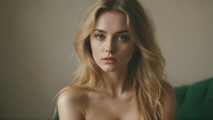 Naklejka premium portrait of a woman