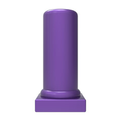 3D rendering exhibition no background.