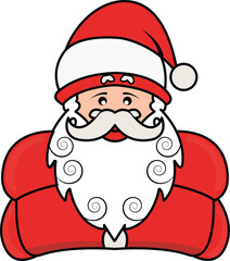 Father Christmas Santa characters design