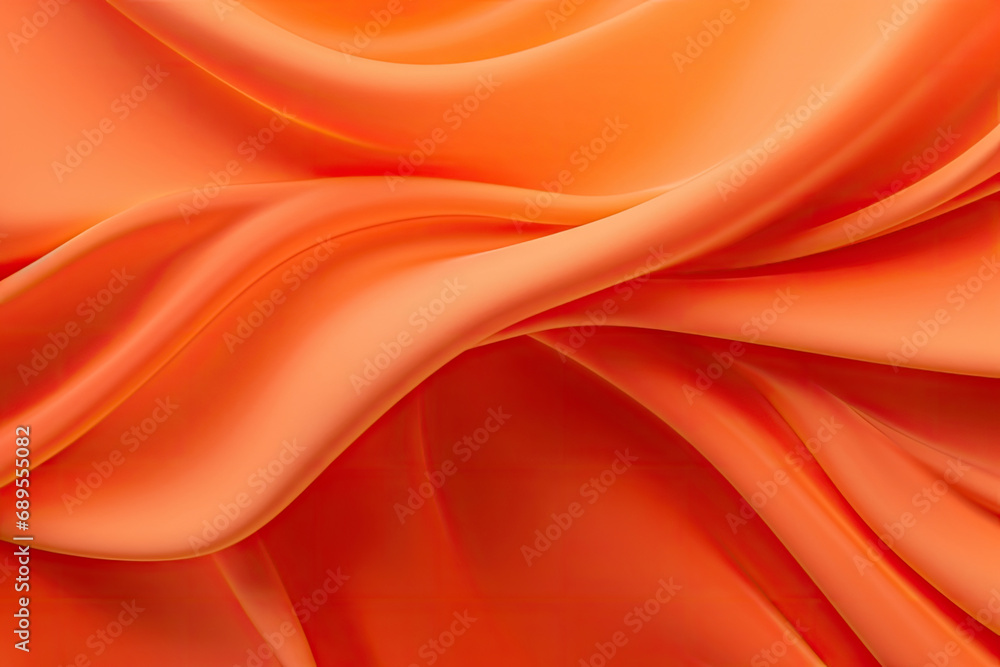 Poster orange gradient abstract on a matte textured canvas