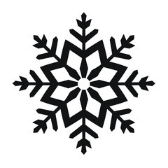 snowflake on white background