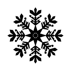 snowflakes on a white background