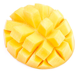 Mango fruit isolated on white background