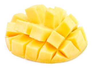 Mango fruit isolated on white background