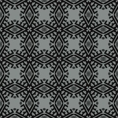 seamless damask pattern, Seamless pattern with black color for fabric pattern, wallpaper, ceramic and carpet patterns. Traditional Elegance Meets Modern Geometry.