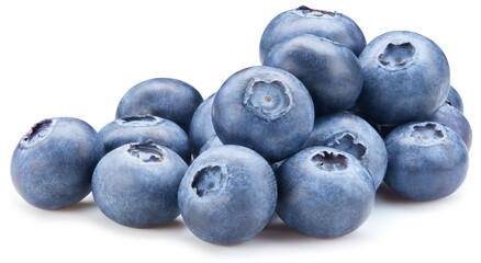 Fresh blueberry isolated on white background