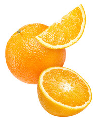 Orange isolated on white background