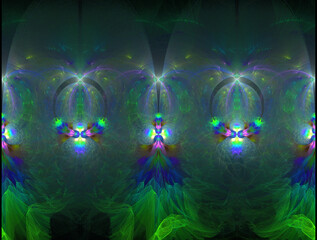 Imaginatory fractal abstract background Image