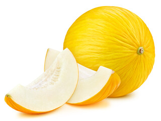 Melon isolated on white background