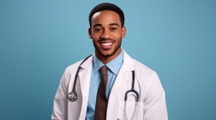 Fototapeta premium Portrait of a doctor, close-up shot