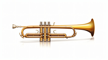 Obraz na płótnie Canvas Cornet musical instrument