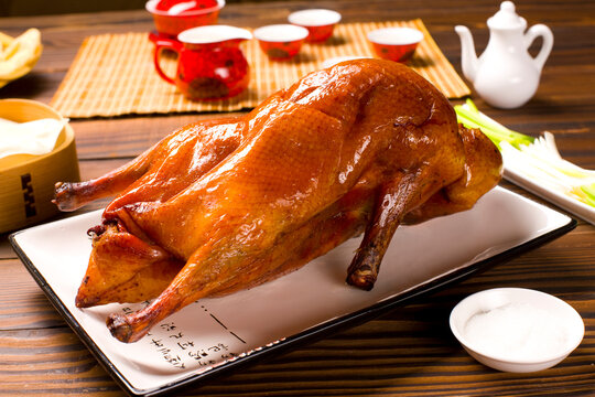 Close-up of Peking roasted duck