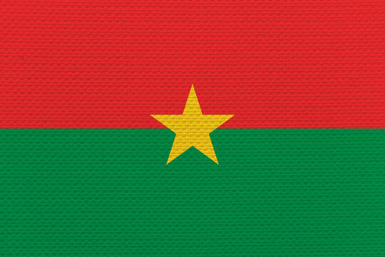  Flag of  Burkina Faso,  Burkina Faso National Grunge Flag, High Quality fabric and Grunge Flag Image. Fabric flag of  Burkina Faso.  Burkina Faso flag.