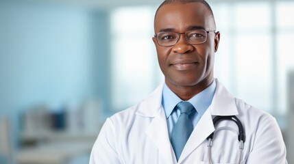 Portrait of a doctor, close-up shot