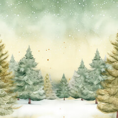Fototapeta premium Abstract decorative trees background