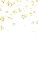 Christmas spirit. Scattered falling stars.