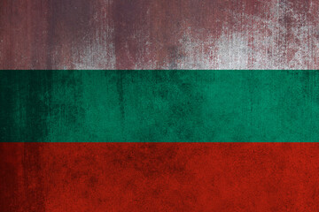  Flag of Bulgaria, Bulgaria National Grunge Flag, High Quality fabric and Grunge Flag Image. Fabric flag of Bulgaria.