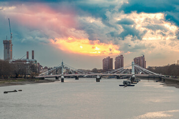 best view london albert bridge
