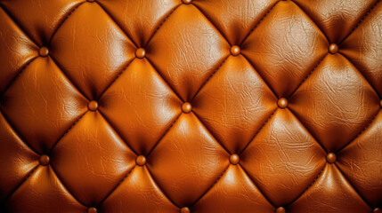 brown leather upholstery, brown  leather sofa texture background. 
