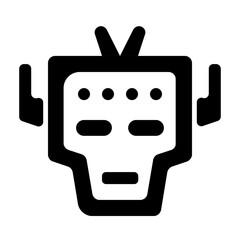 Robot Face (Avatar) Outline Icon