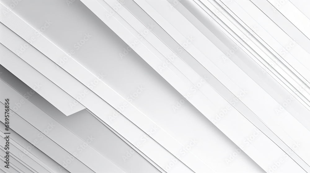 Poster white abstract background with a diagonal pattern