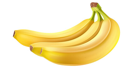 banana fruit as element in isolated background