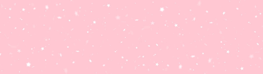 confetti glitter festive concept pink background