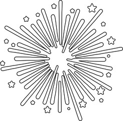 花火（firework）(PNG)