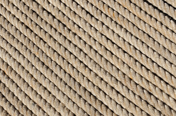 Detailed image of tight rope as a background