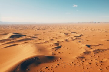 Fototapeta na wymiar Aerial Drone Photograph of Picturesque Beautiful Landscape, Desert Scenery