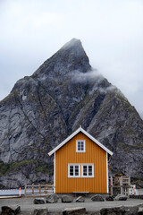 Rorbuer on Lofoten Islands, Norway, Europe