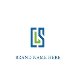 Fototapeta premium CLS logo. C L S design. White CLS letter. CLS, C L S letter logo design. Initial letter CLS linked circle uppercase monogram logo. C L S letter logo vector design. 