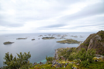 Festvågtinden, Henningsvær, Lofoten Islands, Norway, Europe