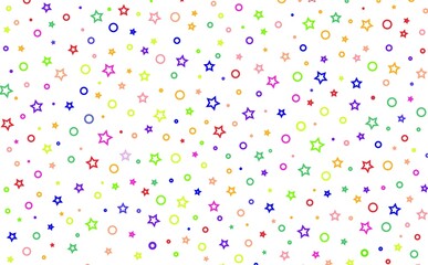 background with confetti