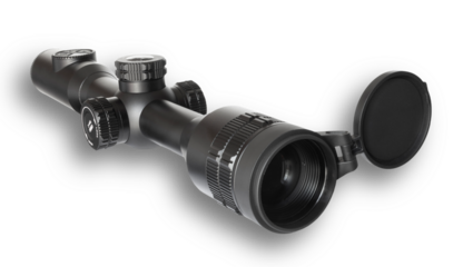 Infrared telescopic rifle sight with shadow underneath