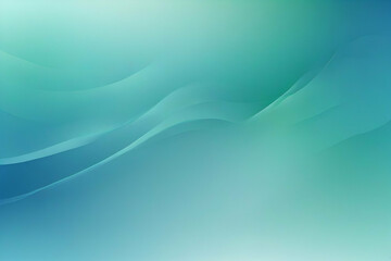 Abstract blue green gradient background - obrazy, fototapety, plakaty