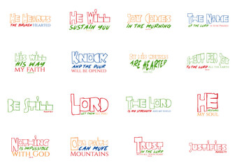 Bundle of  Religious Verses, Religious Scriptures, nad Quotes along with Psalm Quotes