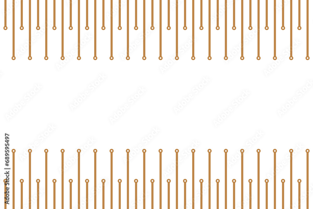 Poster vertical stripe of regular pattern. design icon gold on white background. design print for illustrat