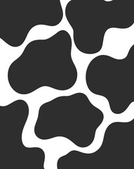 Black and white abstract art